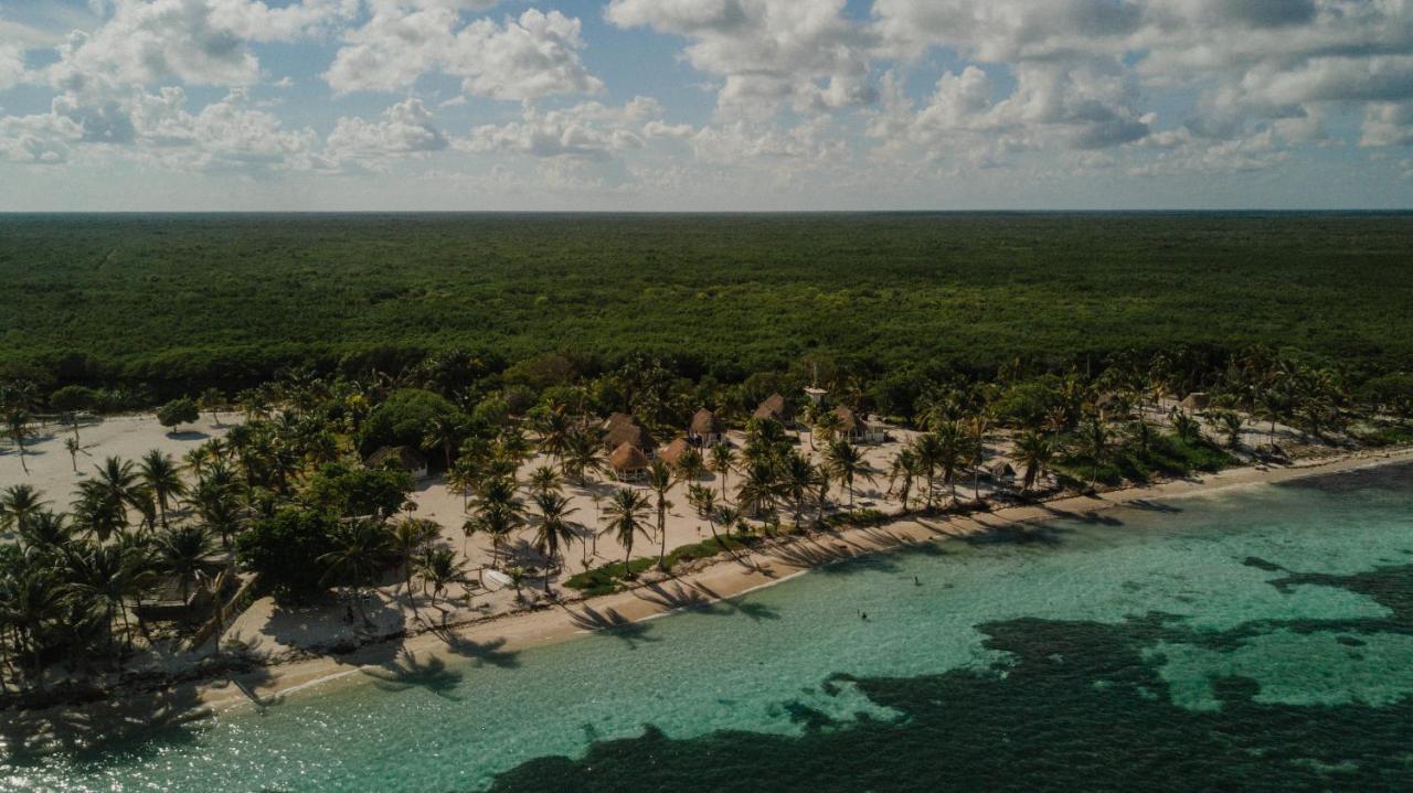 Cabanas Ecoturisticas Costa Maya Махахуал Екстериор снимка